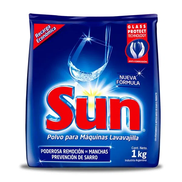 POLVO SUN LAVAVAJILLA EN POLVO SUN PROGRESS X 1KG - Imagen 1