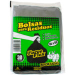 BOLSAS FORCE REFORZADAS NEGRA 45X60 X 30 UNI - BULTO: 30 PAQUETES. 