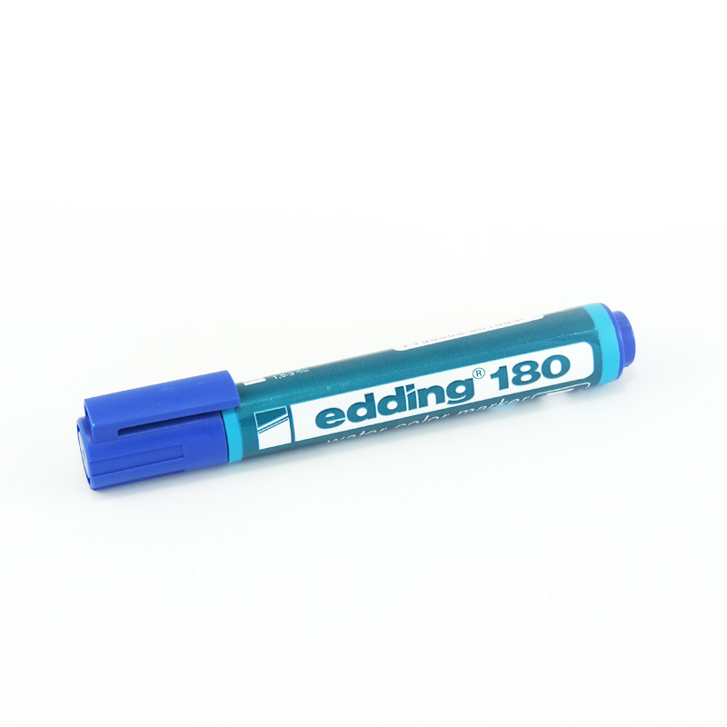 edding-180-azul MARCADOR EDDING 180 PUNTA REDONDA AZUL - Imagen 1