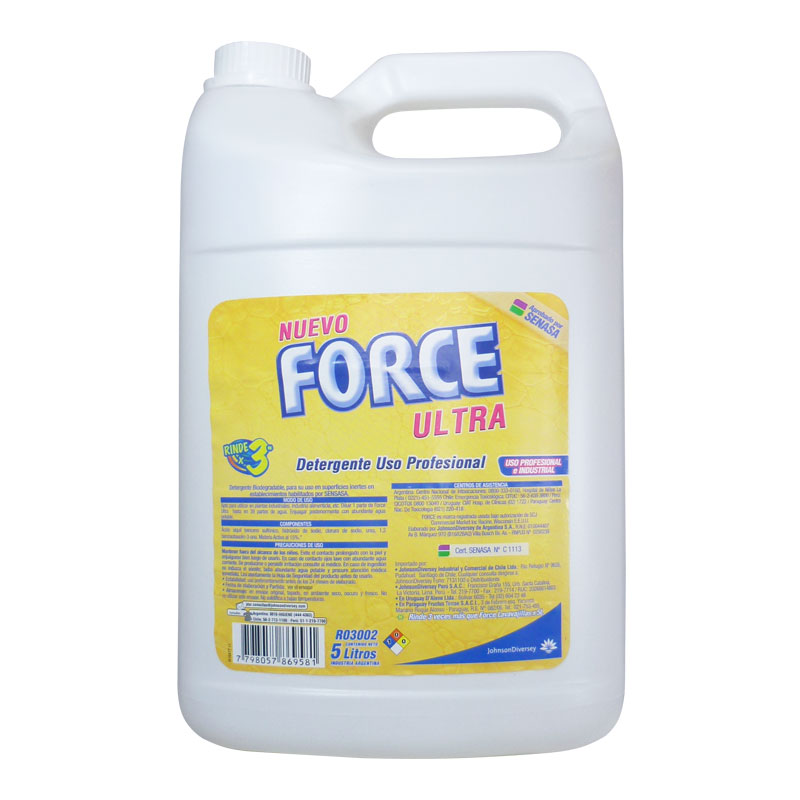 force-ultra LAVAVAJILLA DRAX ULTRA X 5L - DIVERSEY - Imagen 1
