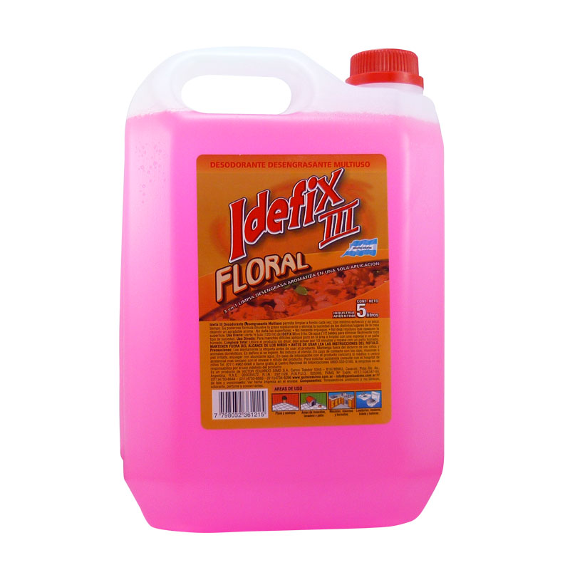 idefix-floral IDEFIX DESODORANTE X 5 L FLORAL - ULTRA CONCENTRADO - Imagen 1