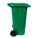 CESTO CONTENEDOR ROYCO C/RUEDAS 120 L - VERDE - P/RECICLABLES - Imagen 2