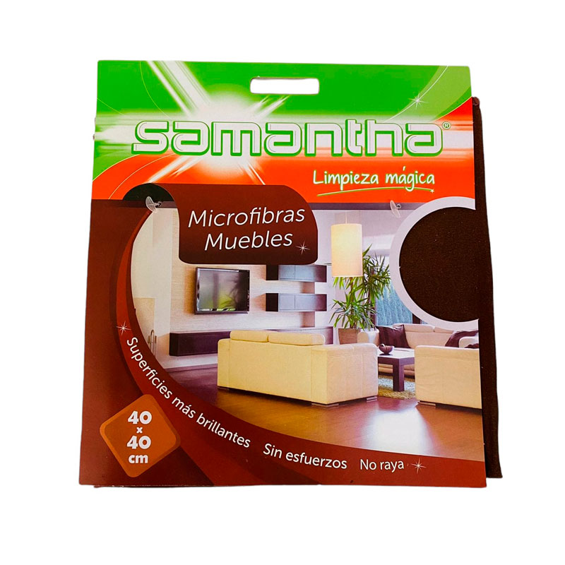 microfibras-muebles-samanta PAÑO MICROFIBRA "MUEBLES" - SAMANTHA - 40X40 CM. - Imagen 1