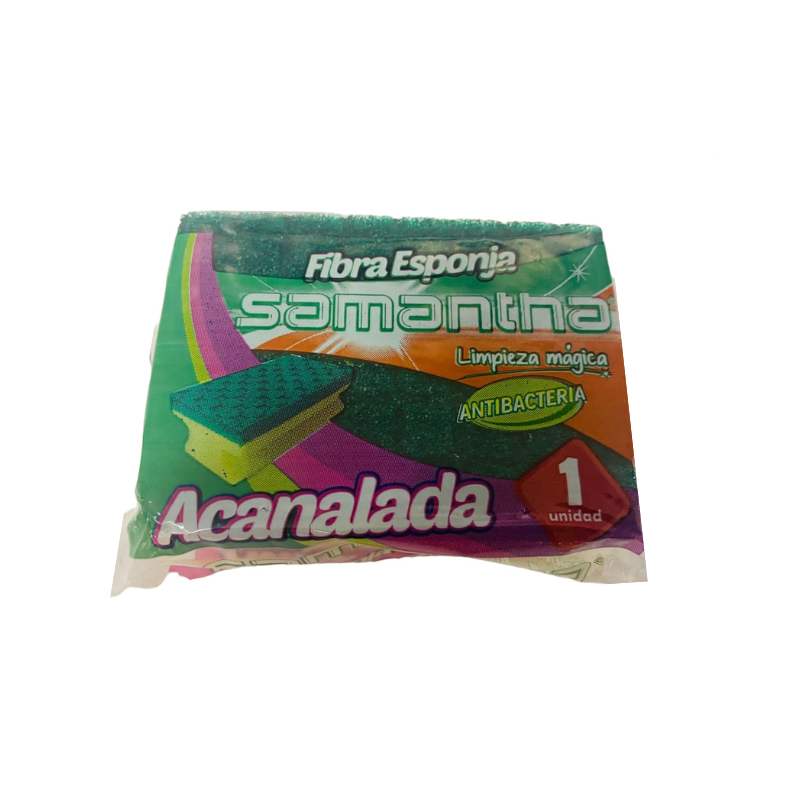 esponja-acanalada ESPONJA ANACALADA ANTIBACTERIAL - SAMANTHA - Imagen 1