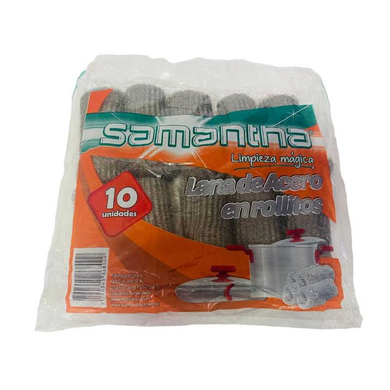 virulana LANA DE ACERO SAMANTHA X 10 UNI - Imagen 1