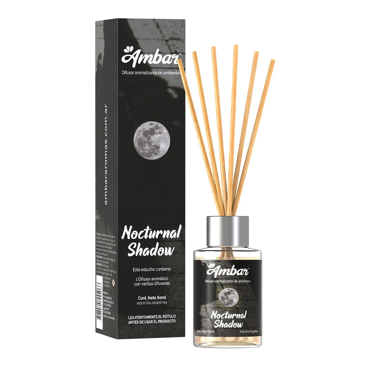20260714-difusor-mini-nocturnal-shadow-ambar-fb-post.webp MINI DIFUSOR AROMATICO NOCTURNAL SHADOW 60ML AMBAR - Imagen 1