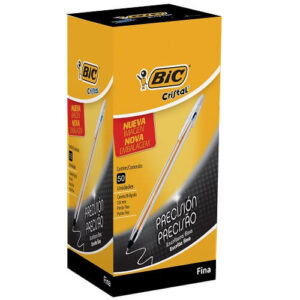 BOLIGRAFO BIC CRISTAL NEGRO FINA X 50 UNI