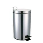 CESTO ACERO INOXIDABLE CON PEDAL 20LTS
