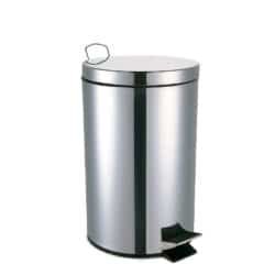 CESTO ACERO INOXIDABLE CON PEDAL 20LTS